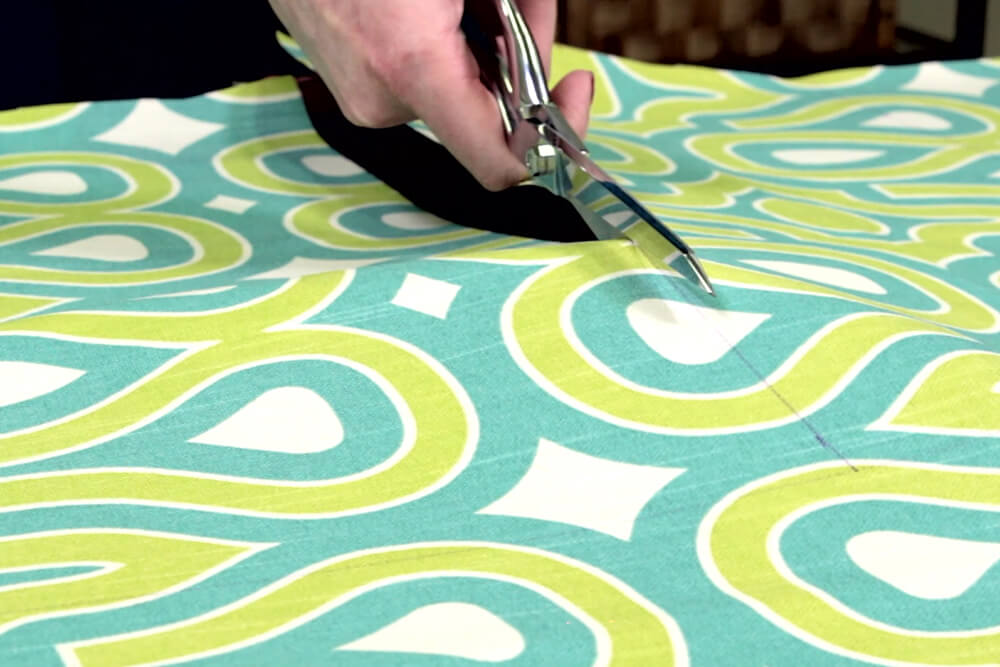 How to Sew a Throw Pillow - Cutting the fabric