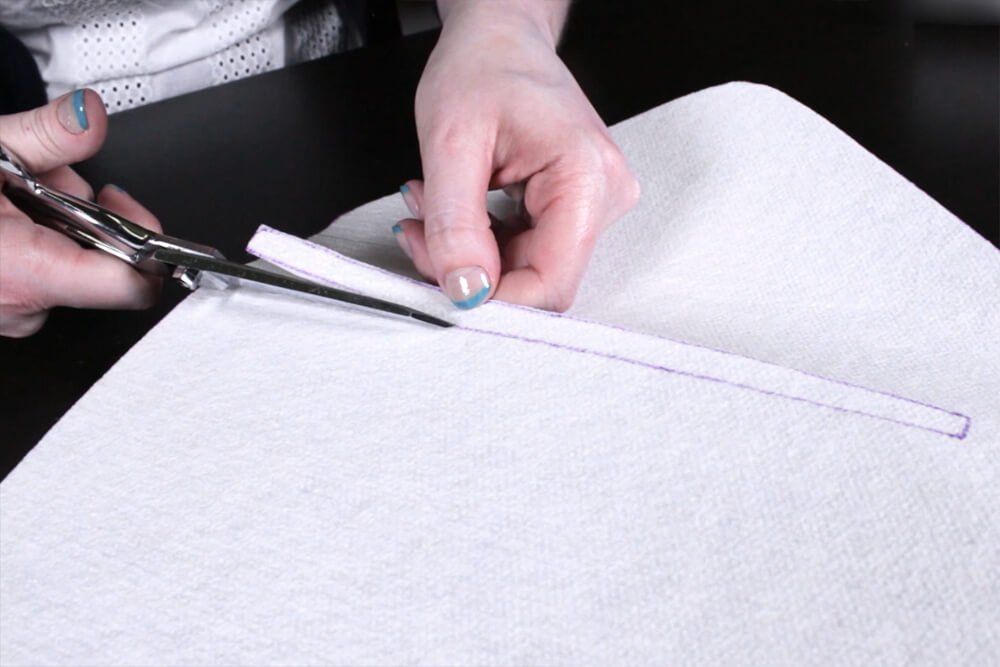 DIY Envelope Clutch (iPad / Tablet Case) - Step 1: Cut out the envelope clutch pattern pieces