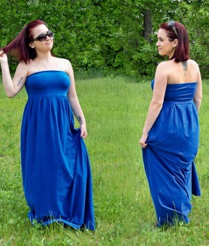 How to Make a Pleated Maxi Dress