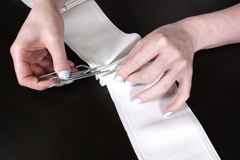 How To Make Pleated Curtains with Pleat Tape & Hooks - Step 1: Measure & cut