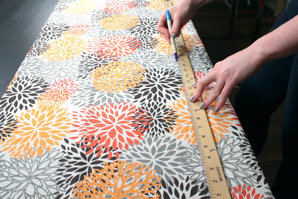How to Sew a Reversible Table Runner - Cutting the fabric