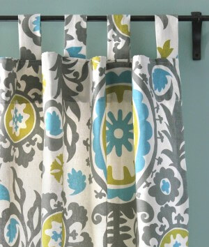 How to Make Tab Top Curtains