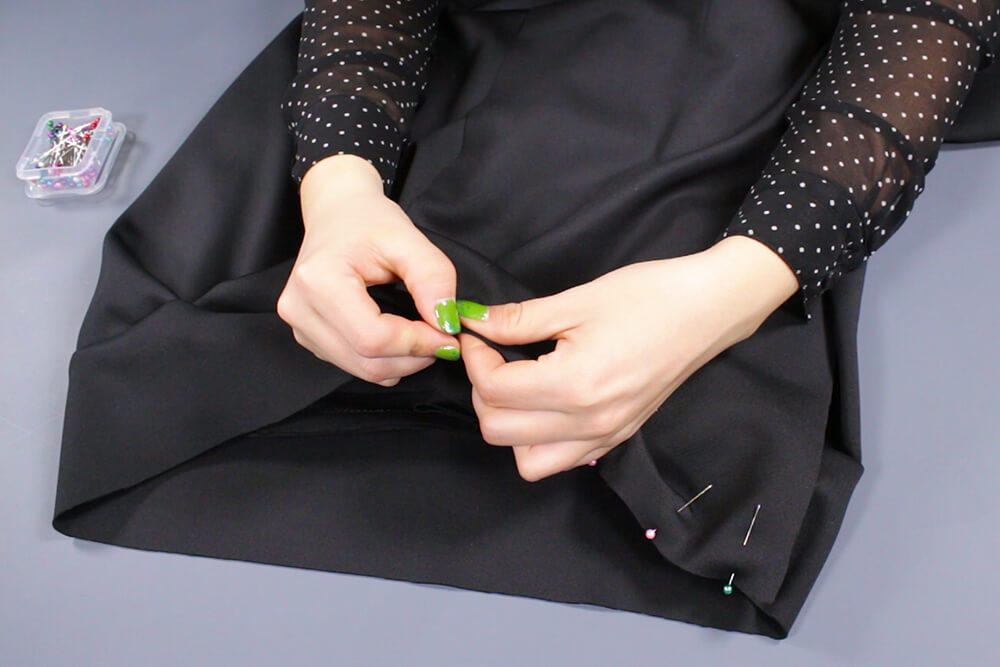 how to make an infinity dress -Attach the waistband and straps