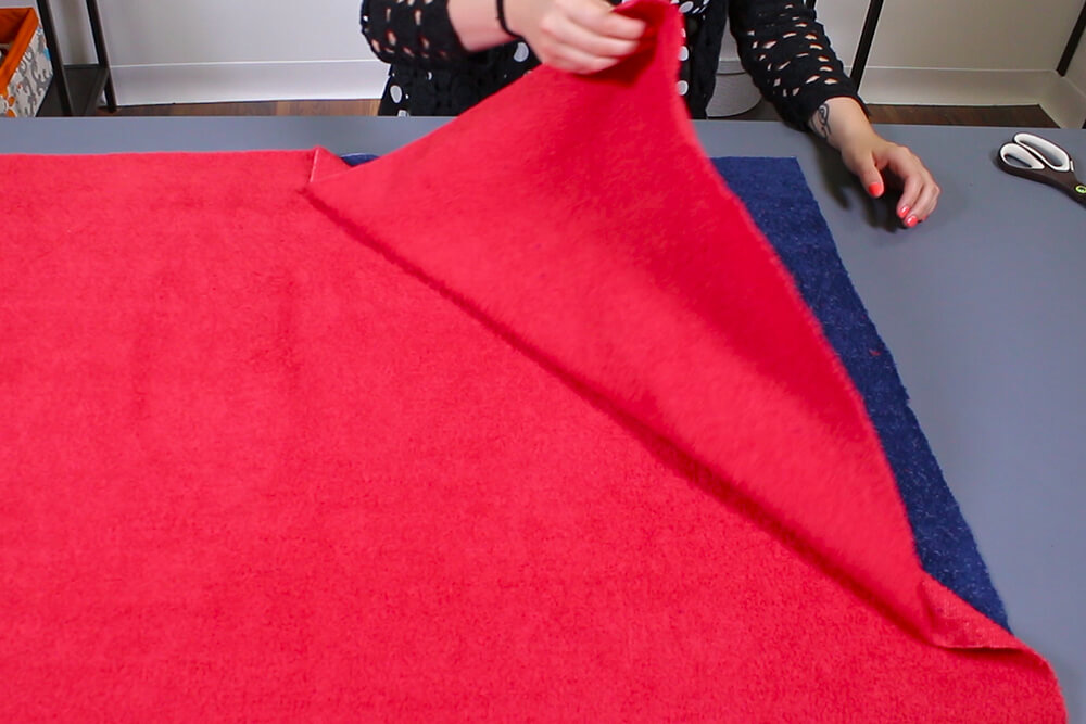 How to Make a Beach Towel - Cut and sew the pieces together