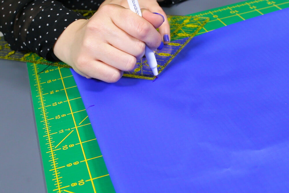 How to Make a Rain Poncho - Cut & sew the poncho