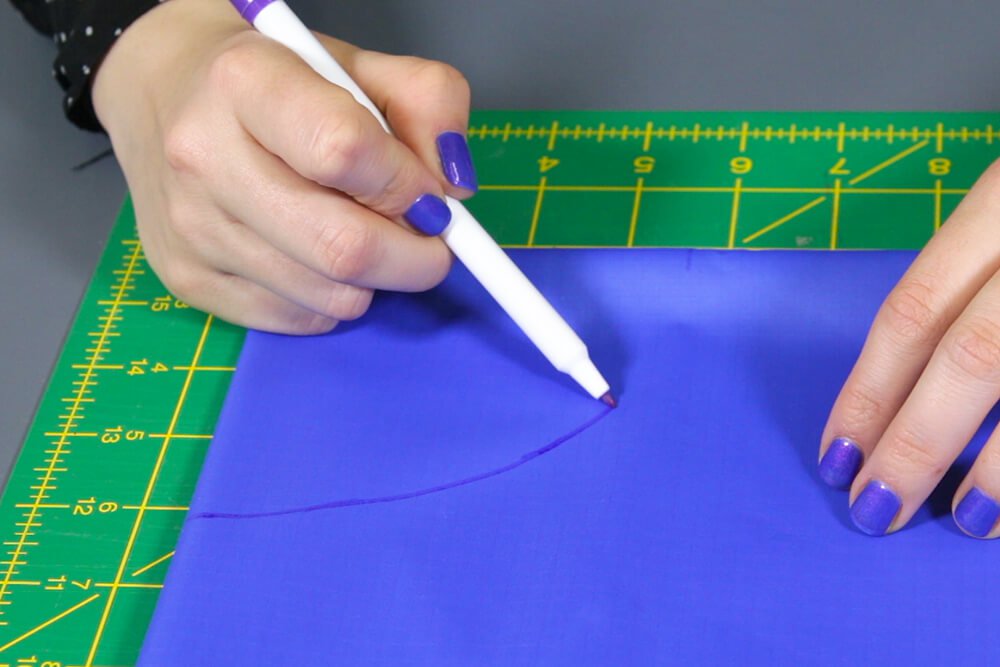 How to Make a Rain Poncho - Cut & sew the poncho
