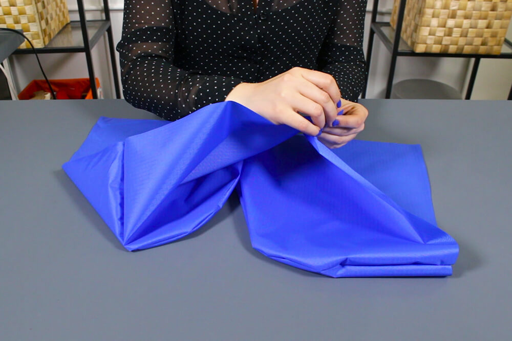 How to Make a Rain Poncho - Cut & sew the hood