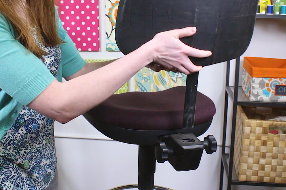 How to Reupholster Office Chairs - Disassemble the chair