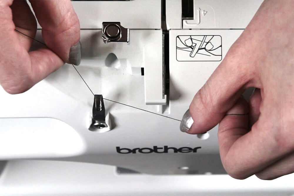 Sewing Machine Basics - Thread the sewing machine