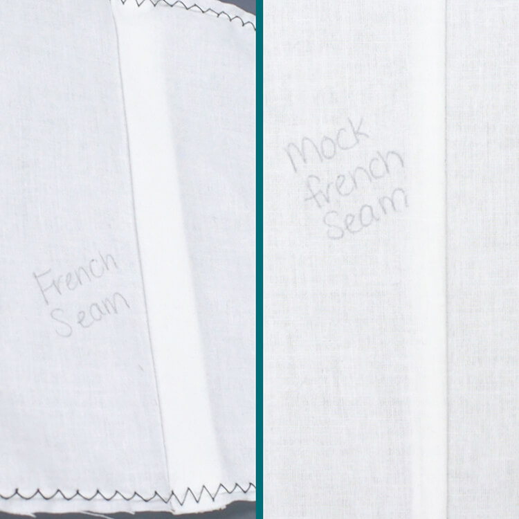 How to Sew a French Seam &#038; Mock French Seam
