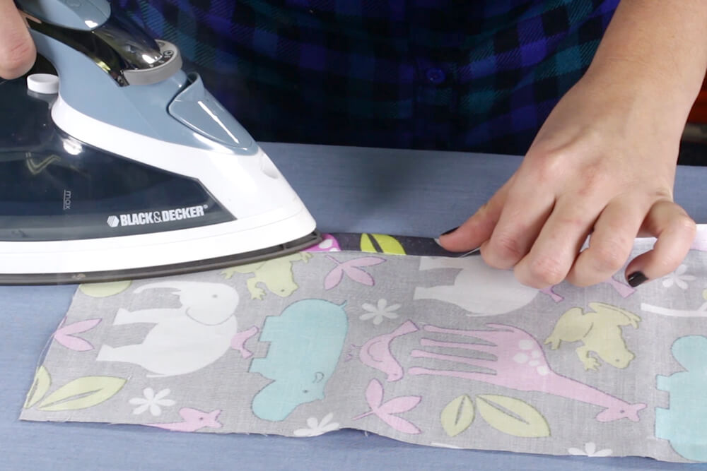 How to Make Burp Cloths - Measure and cut the fabric