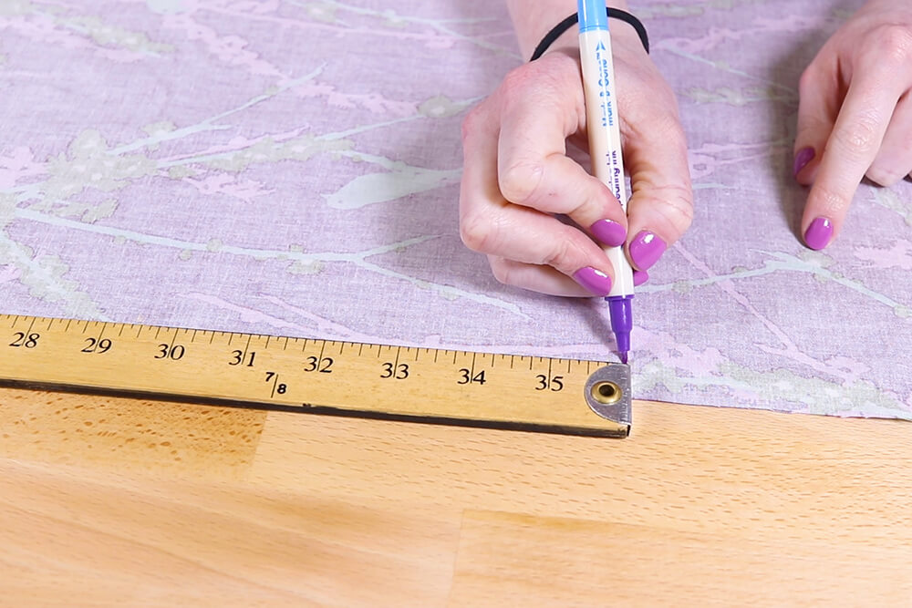 How to Make an Ironing Mat - Measure and cut the fabric