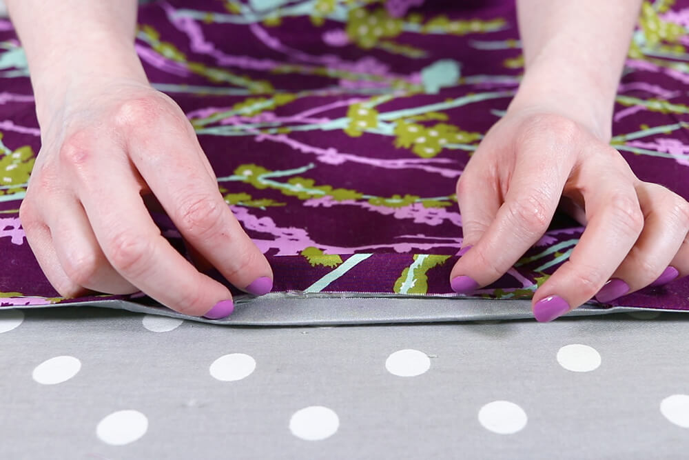 How to Make an Ironing Mat - Sew together