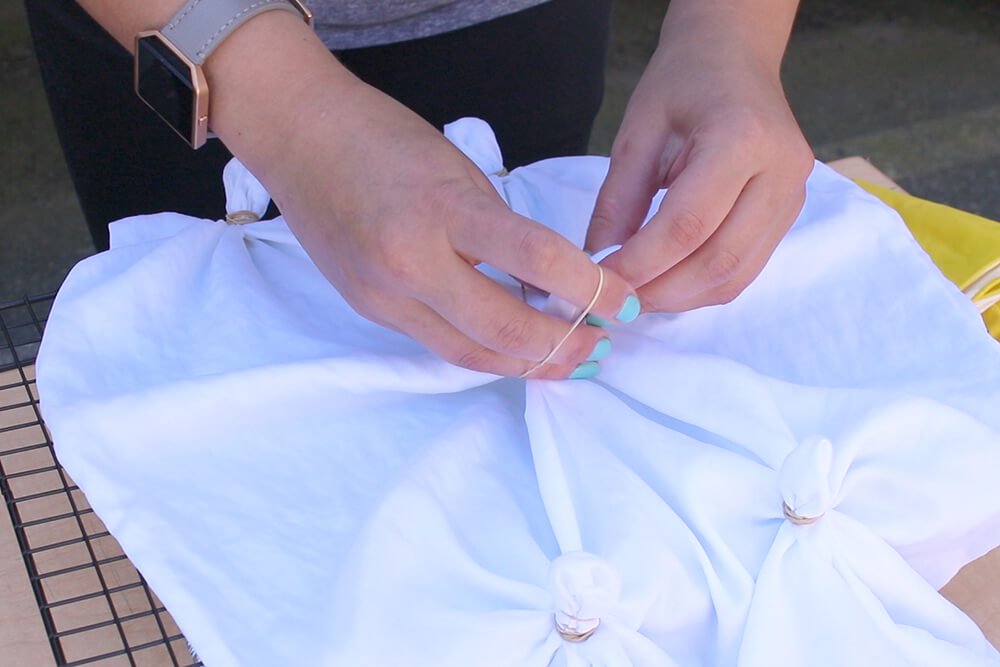 Ice Dyeing - Arrange Fabric - Cathy