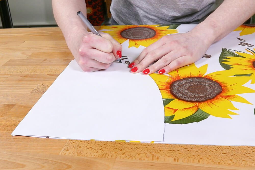 How to Make an Oilcloth Apron - Step 1