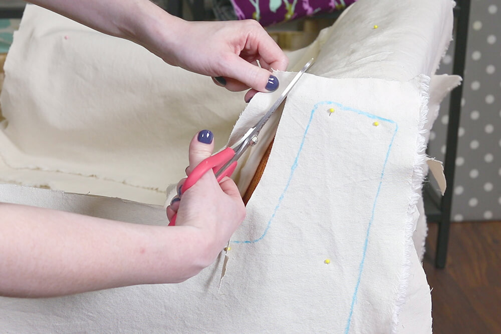 How to Make a Slipcover - Step 2