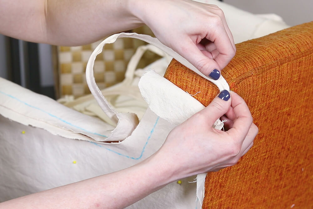 How to Make a Slipcover - Step 4