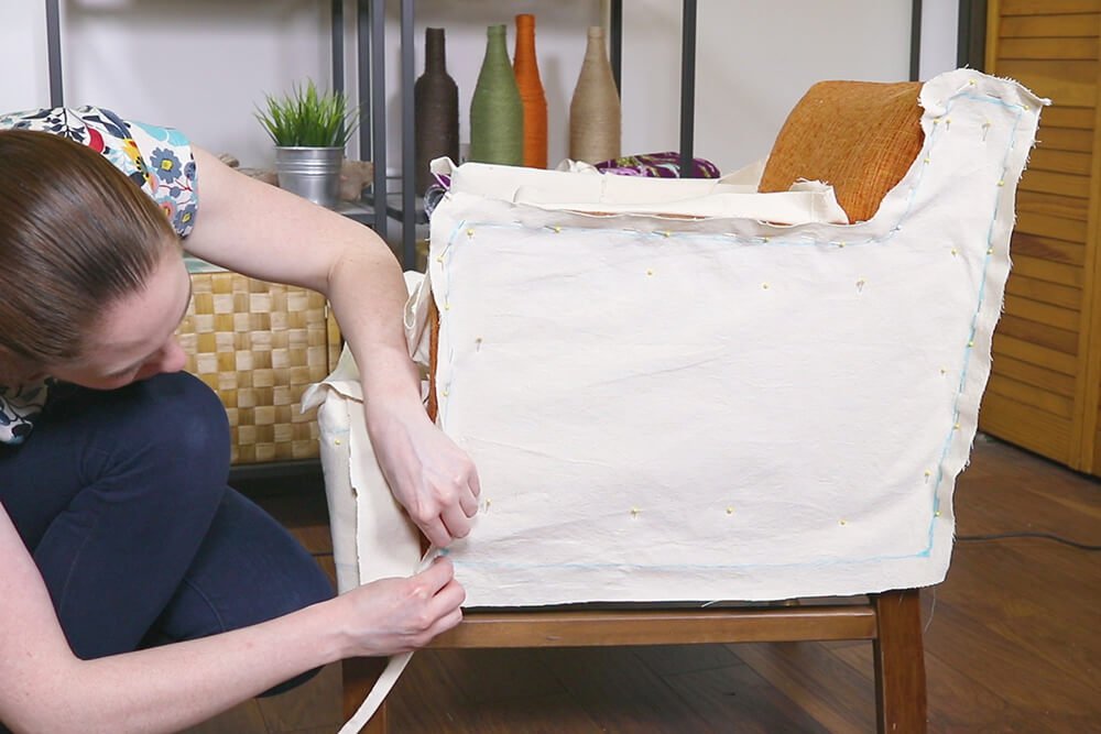 How to Make a Slipcover - Step 4