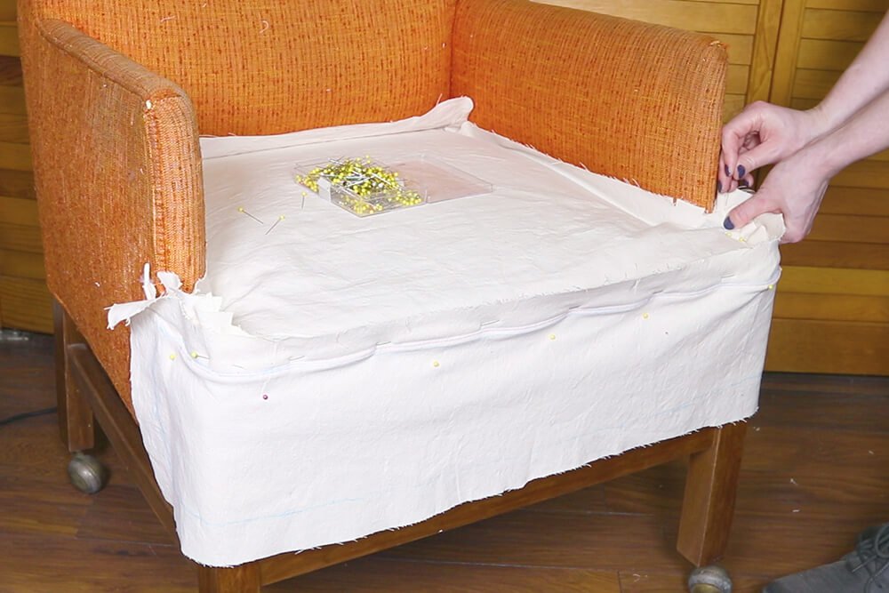 How to Make a Slipcover - Step 5