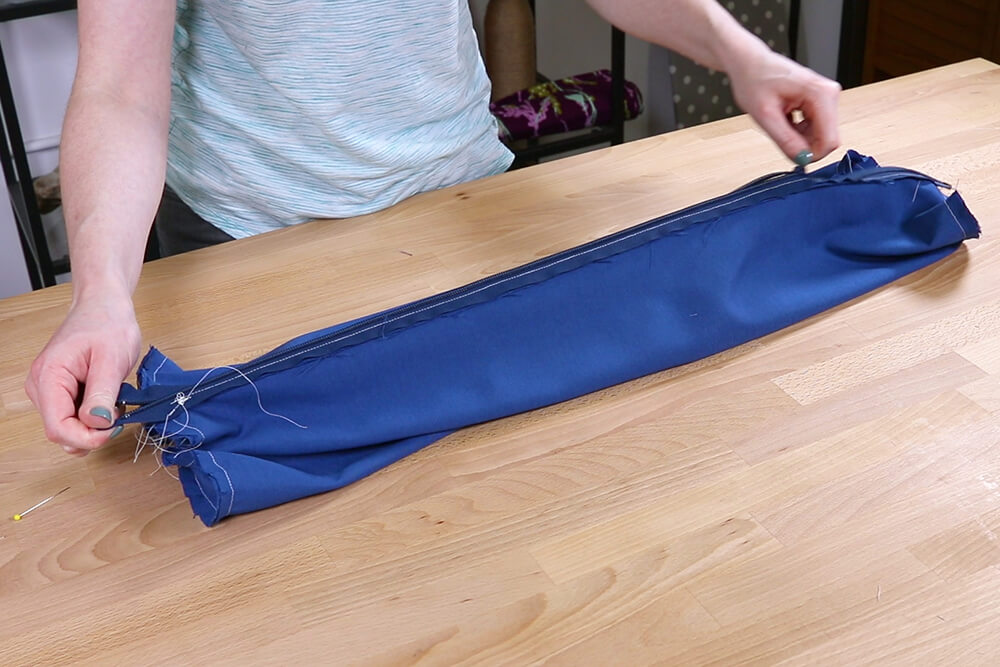 How to Make a Yoga Mat Bag - Step 5