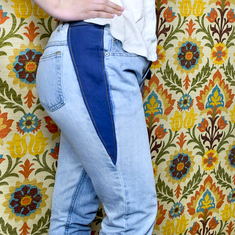 How to Alter Jeans to be Larger